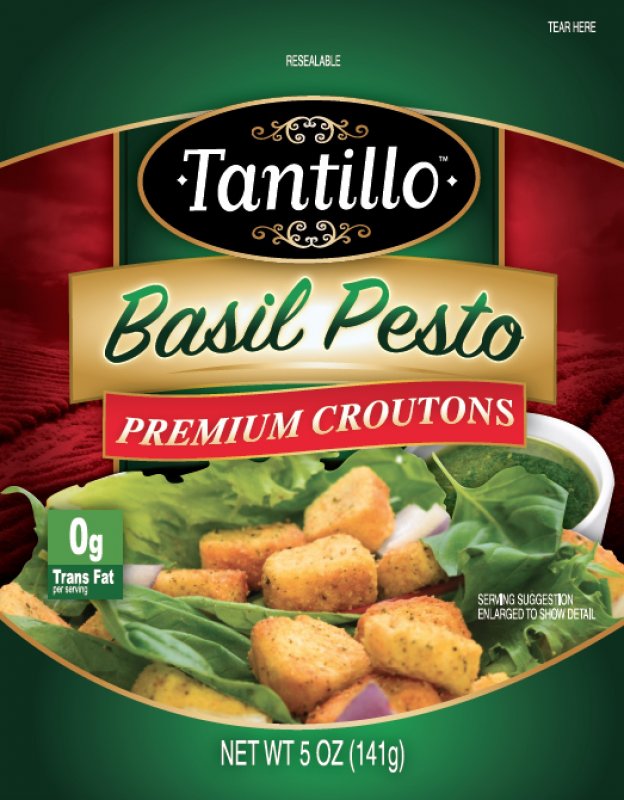 Tantillo Basil Pesto/Garlic Oregano Premium Croutons - Transcontinental Robbie