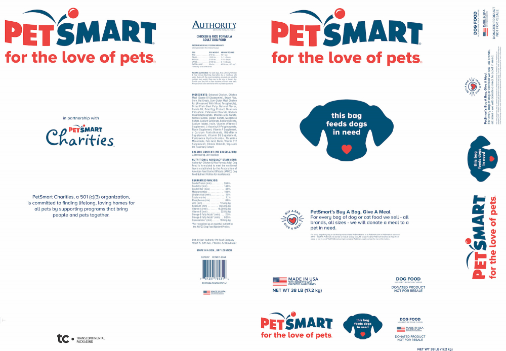 PetSmart for the Love of Pets Authority Dog Food 